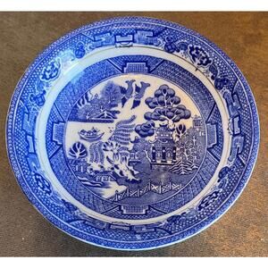 Vintage Royal Grafton Willow Blue & White 5” Bowl